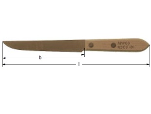 Nejiskřící nůž se 145mm čepelí a certifikátem Atex